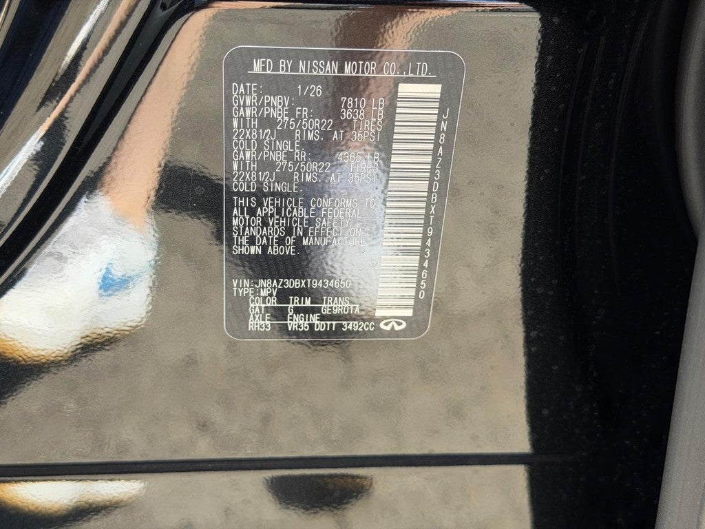 2026 INFINITI QX80 SPORT AWD