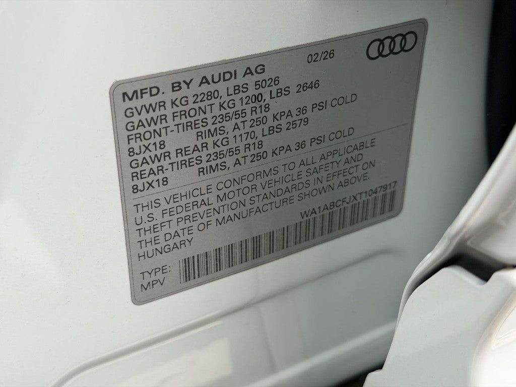 2026 Audi Q3 S line quattro