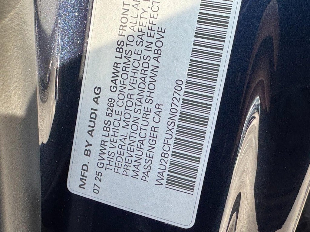 2025 Audi A5 Premium Plus 2.0 TFSI quattro