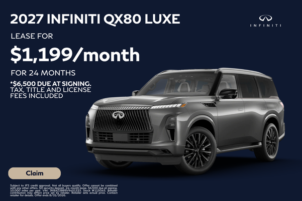 2027 INFINITI QX80 LUXE 