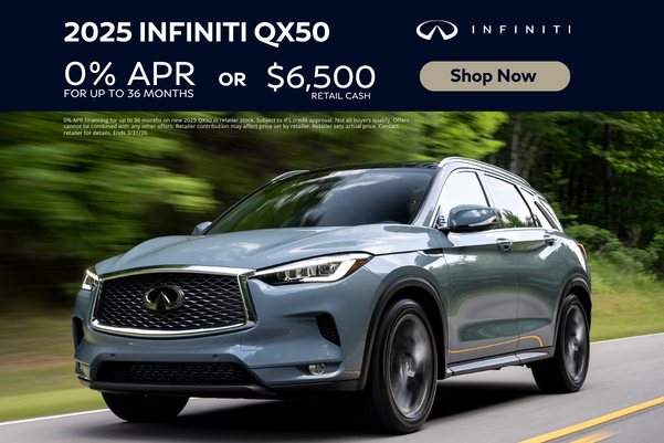 2025 INFINITI QX50 0% APR