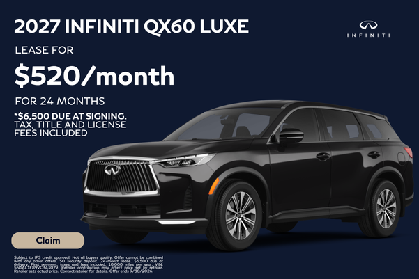 2027 INFINITI QX60 LUXE Lease $520